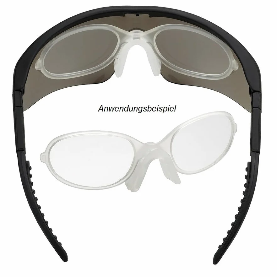 Swiss Eye Raptor Set de Repuesto Cristal Intercambiable Naranja Negro Transparente Blanco Adaptador Clip