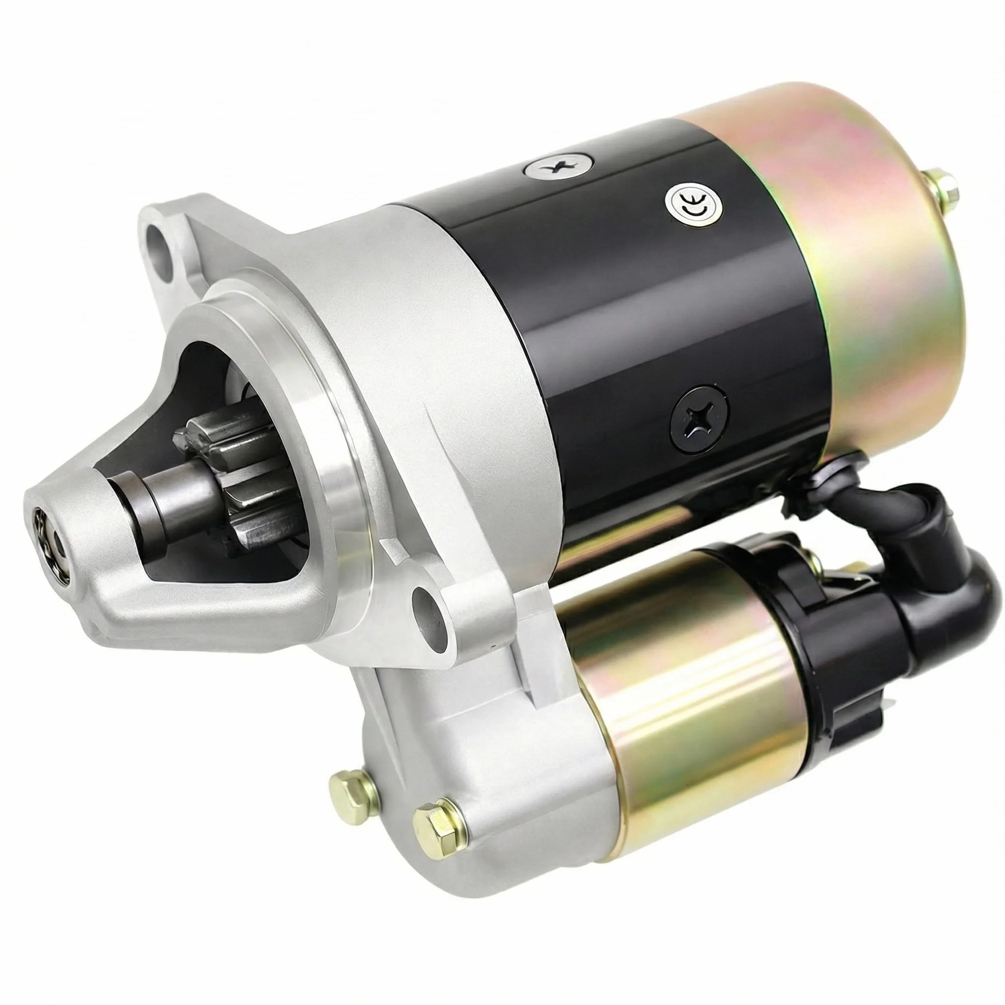 TOPWAY Motor de Arranque Eléctrico 12V 0.8KW para Motor Diésel Kipor 5KVA Yanmar L40 L48 L70 L90 L100