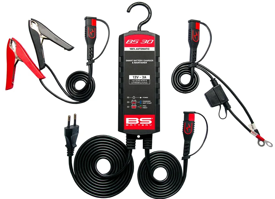 BS Battery BS30-12V 3A Caricabatterie intelligente