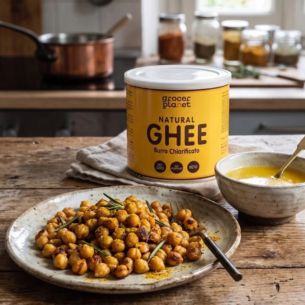 Mantequilla de Ghee Grocer Planet 500g Clarificada Natural Ayurvédico