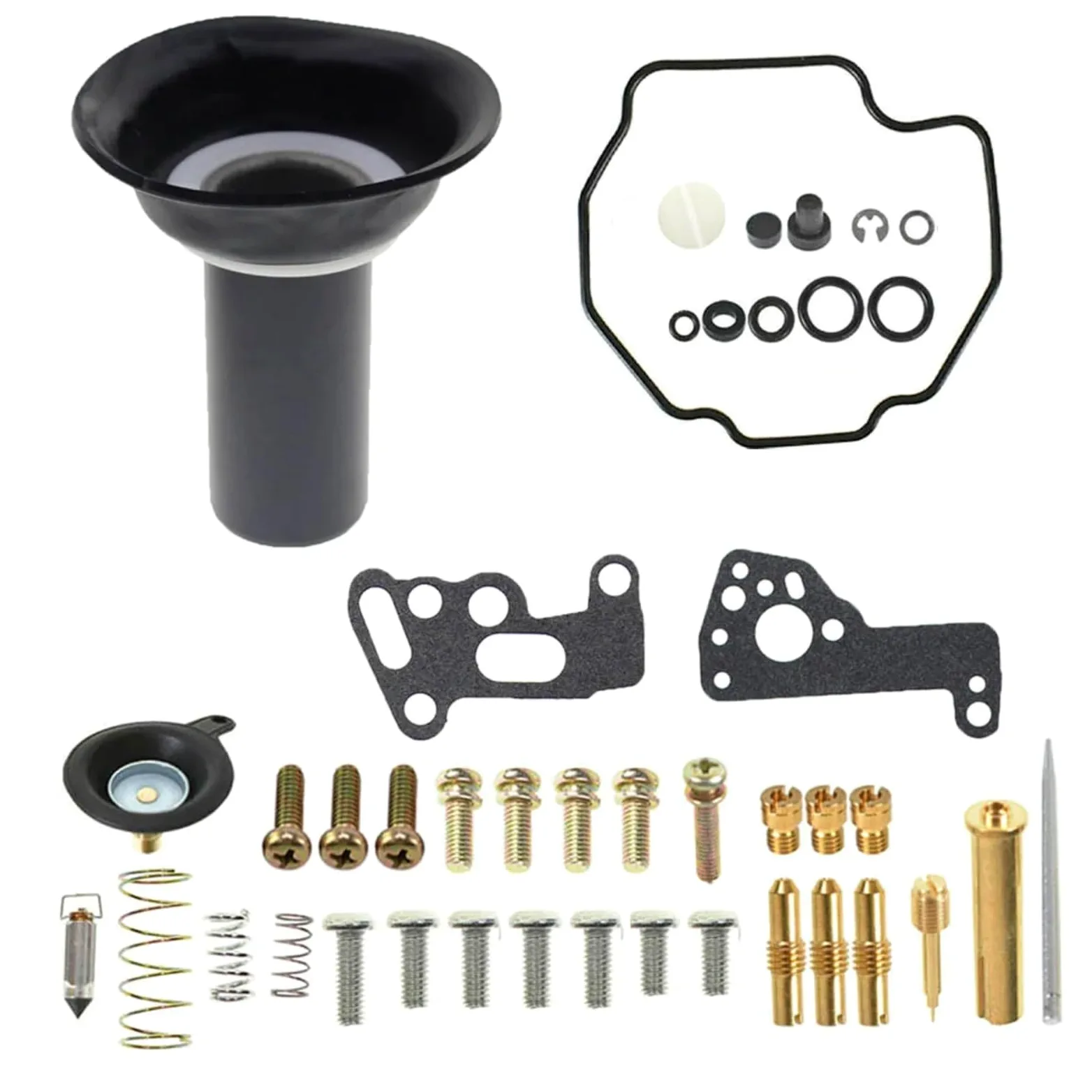Kit Carburador Repuesto Kit Reparación Carburador Motocicleta Para Yamaha Para V-Max1200 1985-2000 Piezas De Reconstrucción De Diafragma De Émbolo Juego De Reparación De Carburador