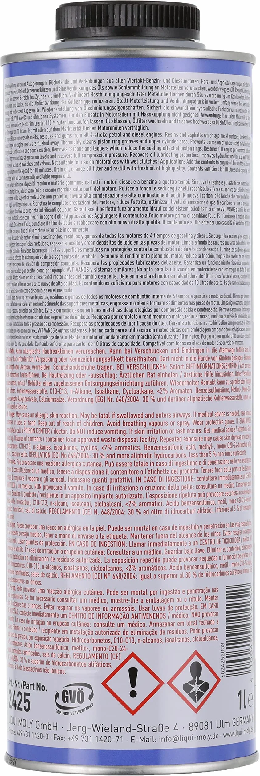 LIQUI MOLY Pro-Line Lavado de cárter de motor 1 L Aditivo de aceite 2425