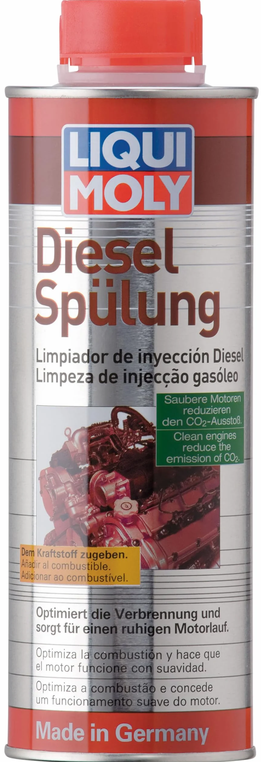 LIQUI MOLY Limpiador de inyección Diesel | 500 ml | Aditivo para combustible diésel | SKU: 2509