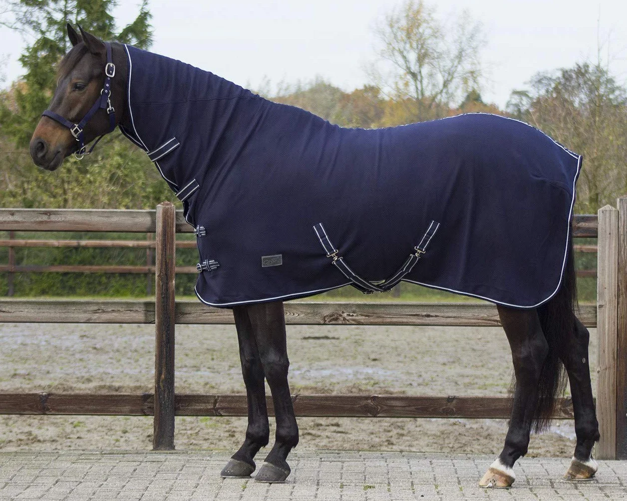 QHP Manta Polar con Cubrecuellos y Correas Basic
