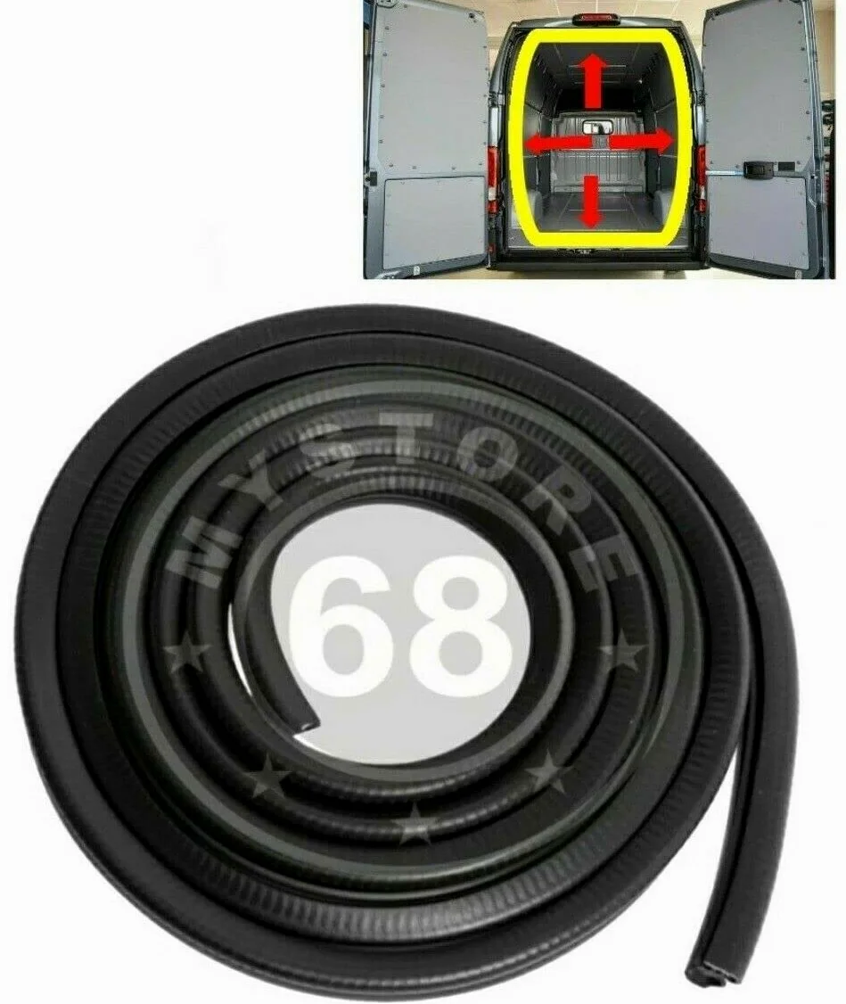 Sello del portón trasero Compatible con Citroen Jumper Sello del portón trasero Sello de goma de la carrocería del autobús puerta trasera 2007-2017