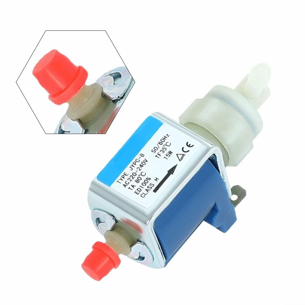 Bomba electromagnética JYPC-8 para vapor para máquinas de café y dispositivos domésticos que ofrece un funcionamiento silencioso y una presión de agua confiable