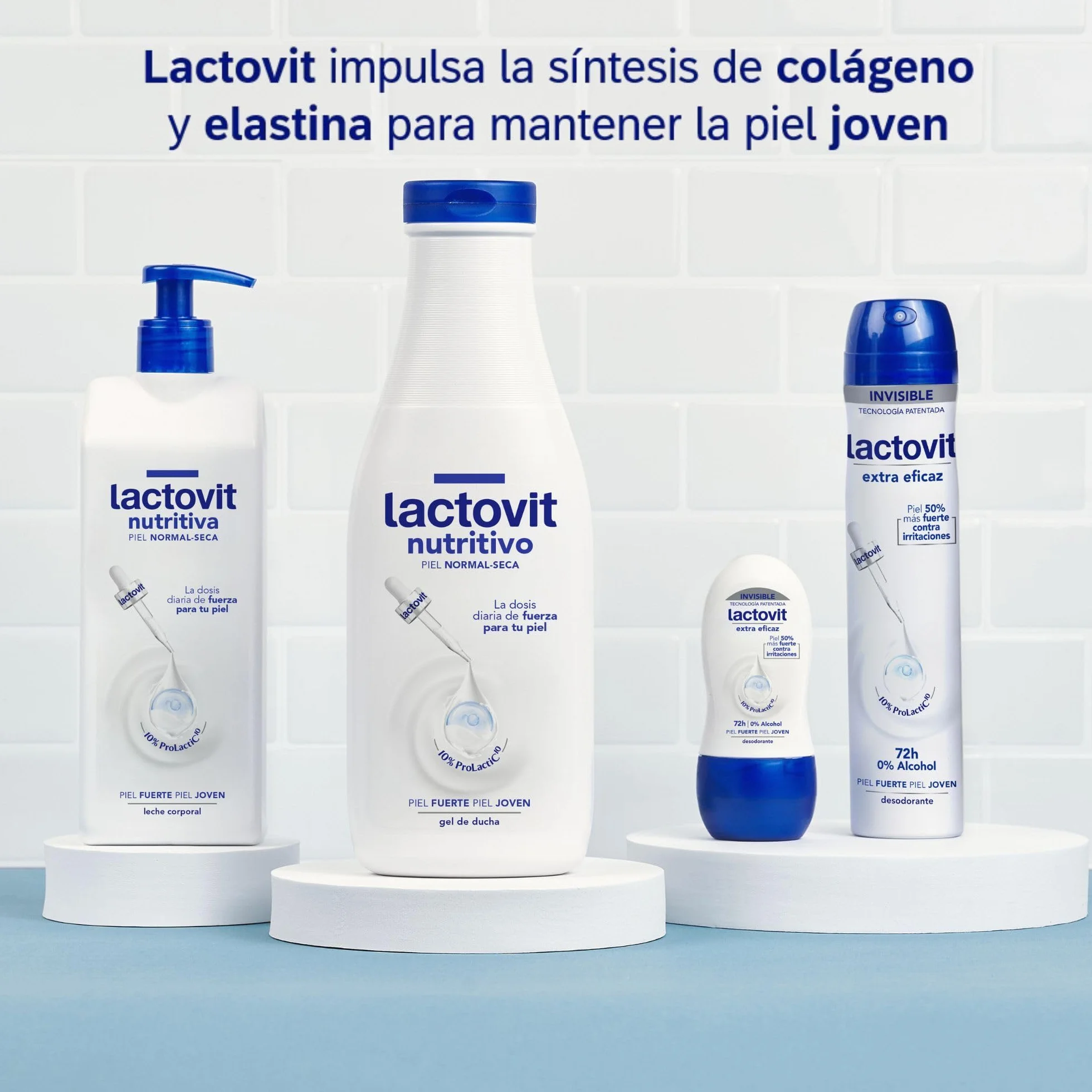 Lactovit Gel de Ducha Hidratante Nutritivo ProLactic10 para Piel Seca 550 ml