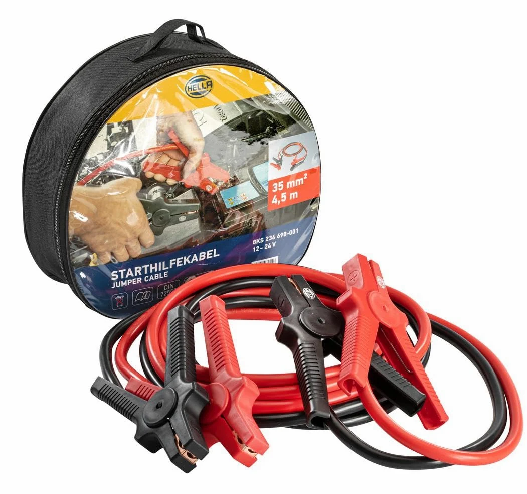 HELLA 8KS 236 690-001 Cable de empalme para arranque - 12/24V - 480A - Cable: 4.5m - sin protección contra sobretensiones