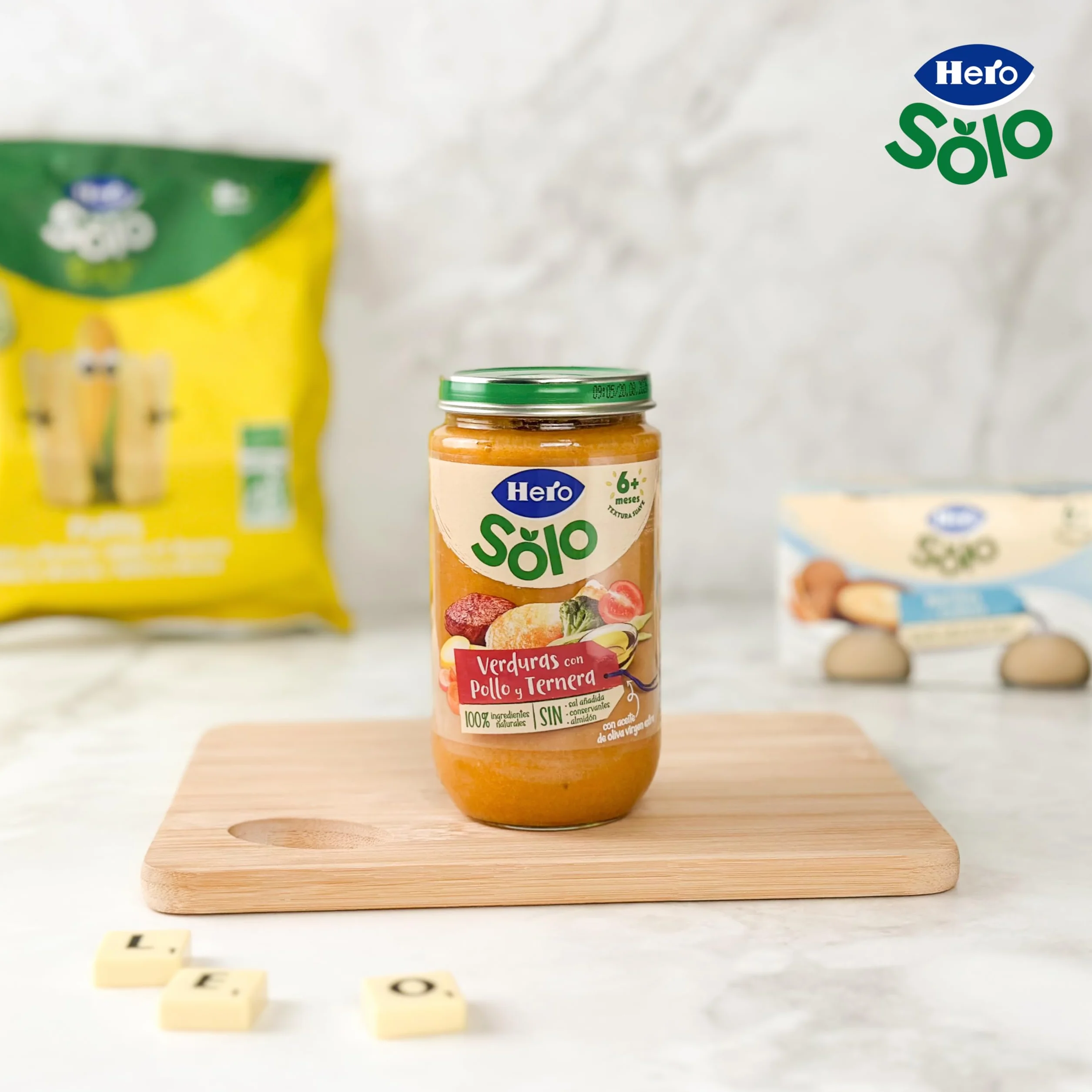 Hero Baby Tarritos de Verduritas con Pollo y Ternera 6+ Meses 235g