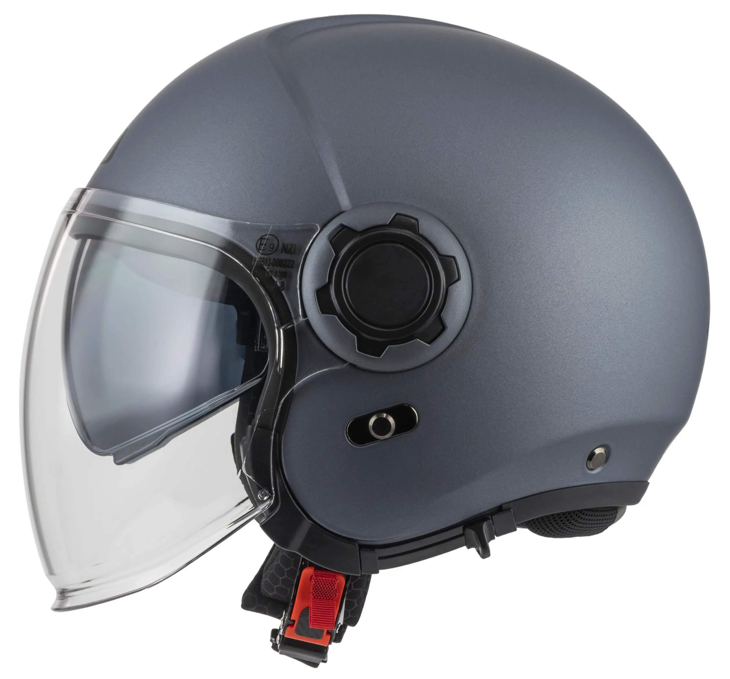 NZI RINGWAY2 Duo Casco Abierto de Motocicleta con Visera Interior Oscura