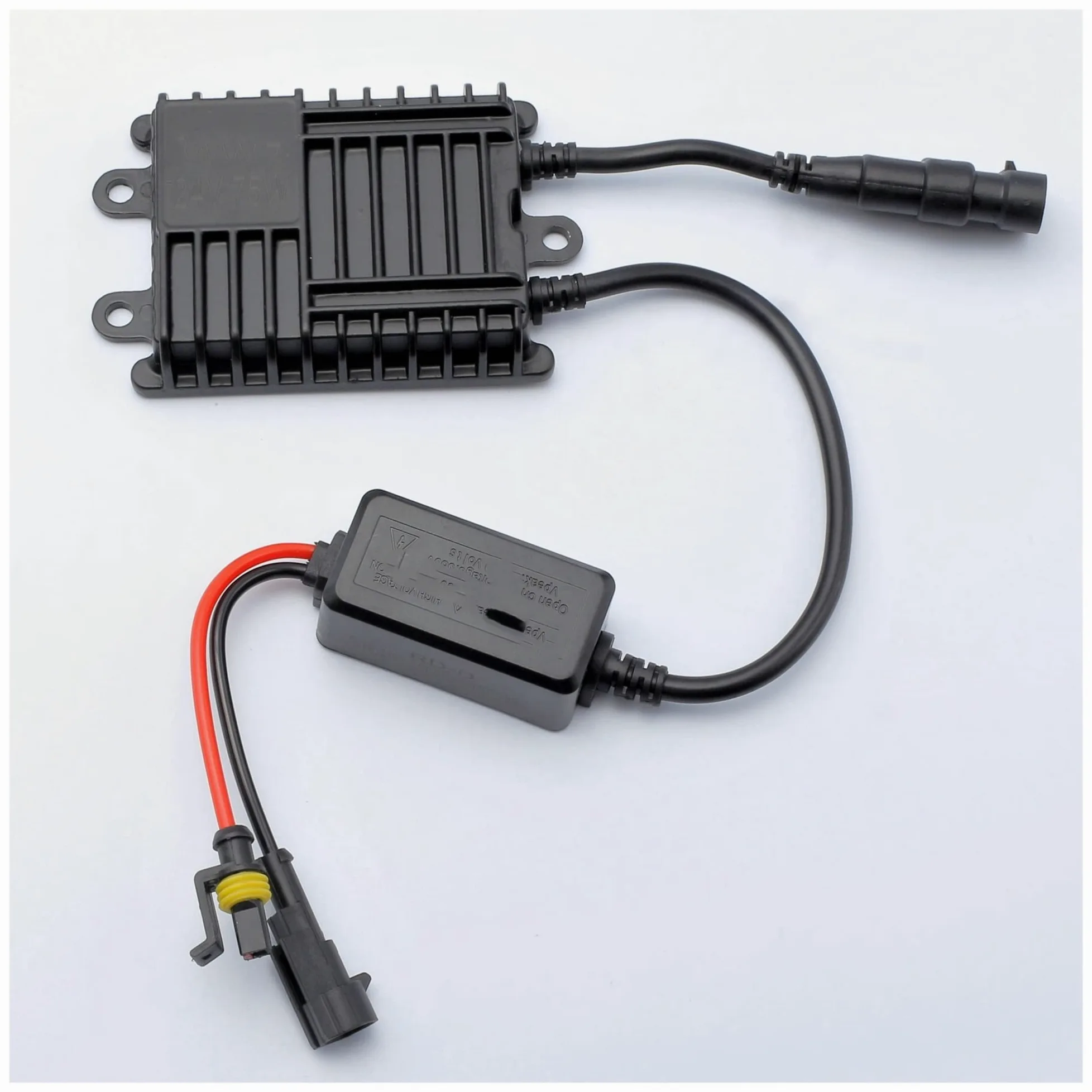 Xenón Bombilla Balasto Hid De Arranque Rápido 75w 24v Para H1 H3, H7, H8, H9, H11, 9005, Hb3, 9006, Hb4, H4, Utiliza Todo El Kit De Xenón Faro Delantero De Coche