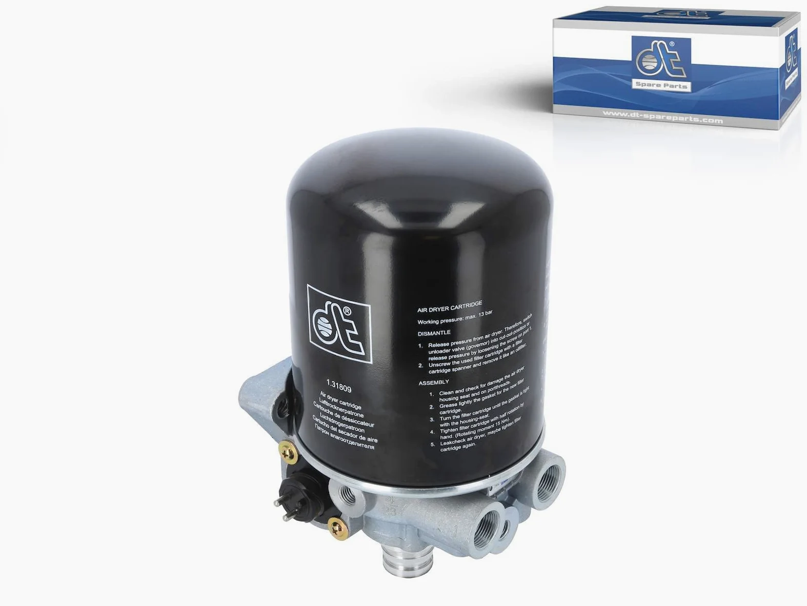 DT Spare Parts 7.16010 Secador de aire sistema de aire comprimido