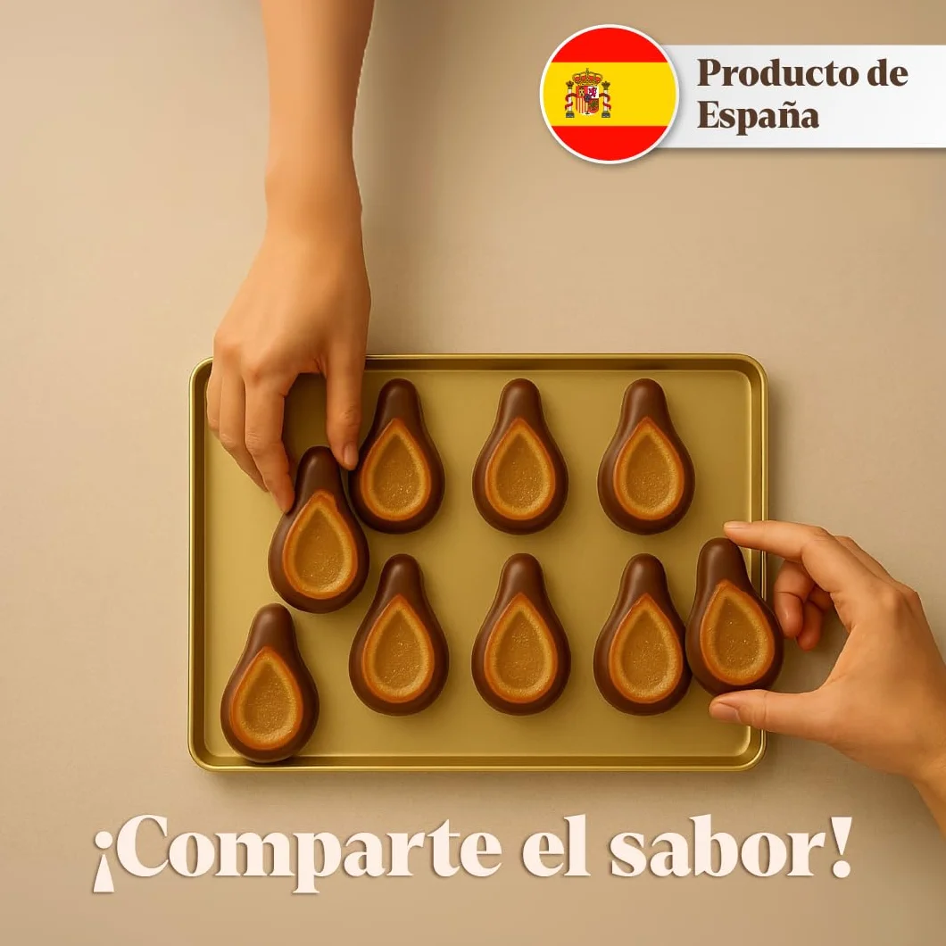 Mazapan Relleno de Cabello de Angel y Medio Baño Chocolate 2kg
