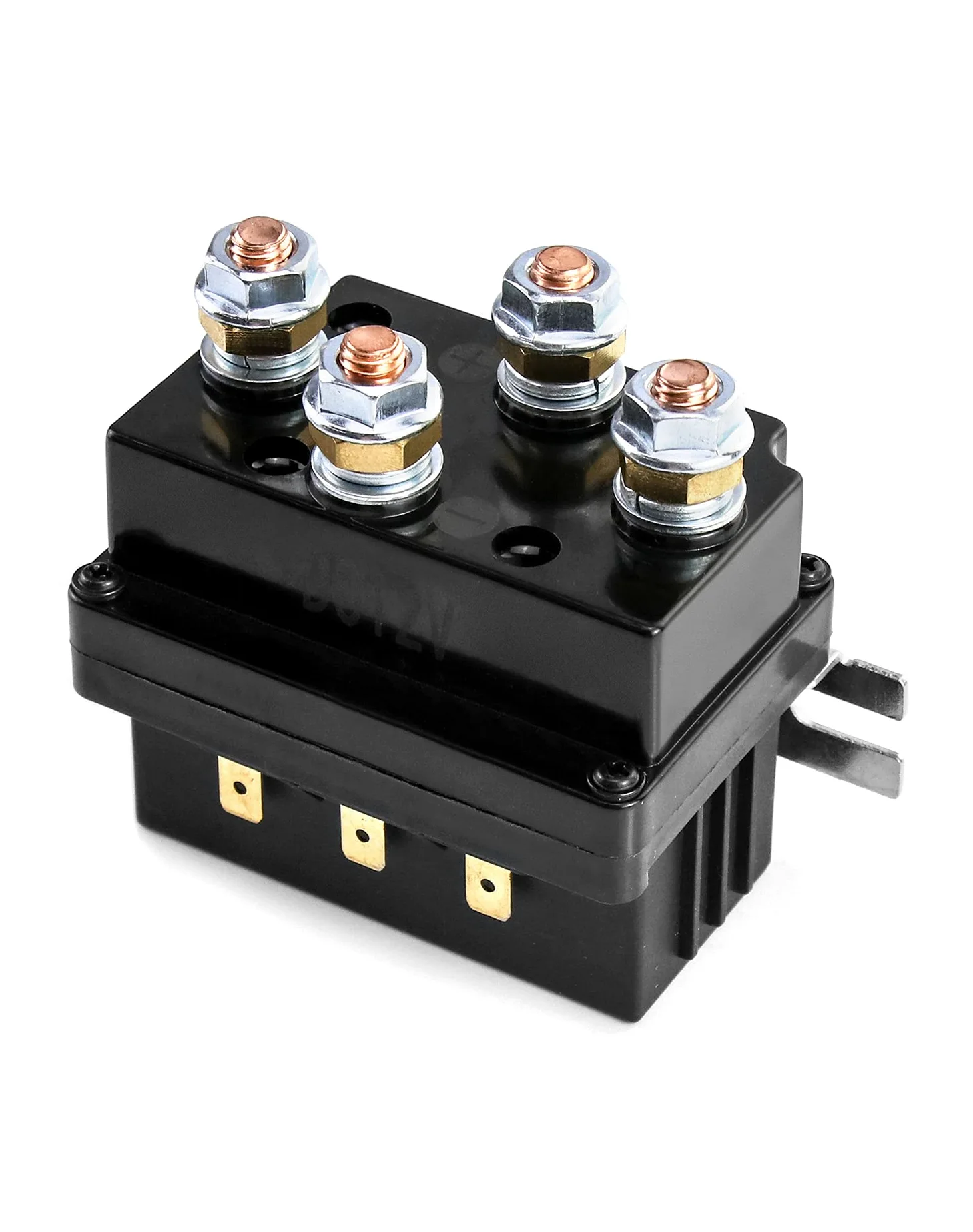 QWORK® Relé Solenoide de Cabrestante 12V 500A para cabrestante AUT UTV 8000-15000lb