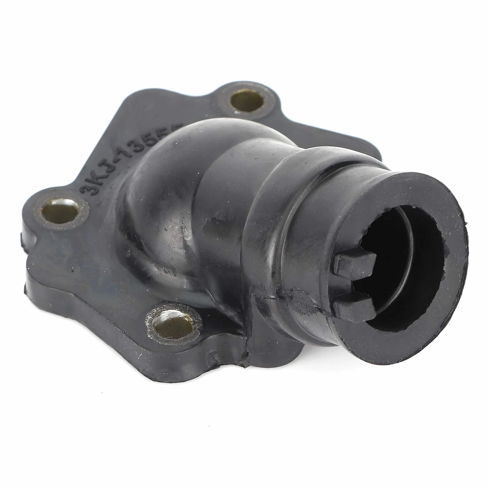 Colector de admisi¨®n de Motocicleta Aramox Apto para Motor Jog Vino Zuma BWS Minarelli de 2 Tiempos 49 50 colector de admisi¨®n + v¨¢lvula de leng¨¹ETA