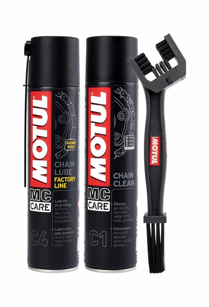 Pack De Limpieza Y Engrase para Cadenas De Moto Line (C1+C4) + Un Exclusivo Libro Pdf sobre Motos Escrito por El Tudetic Team TUDETIC-PDF-109919