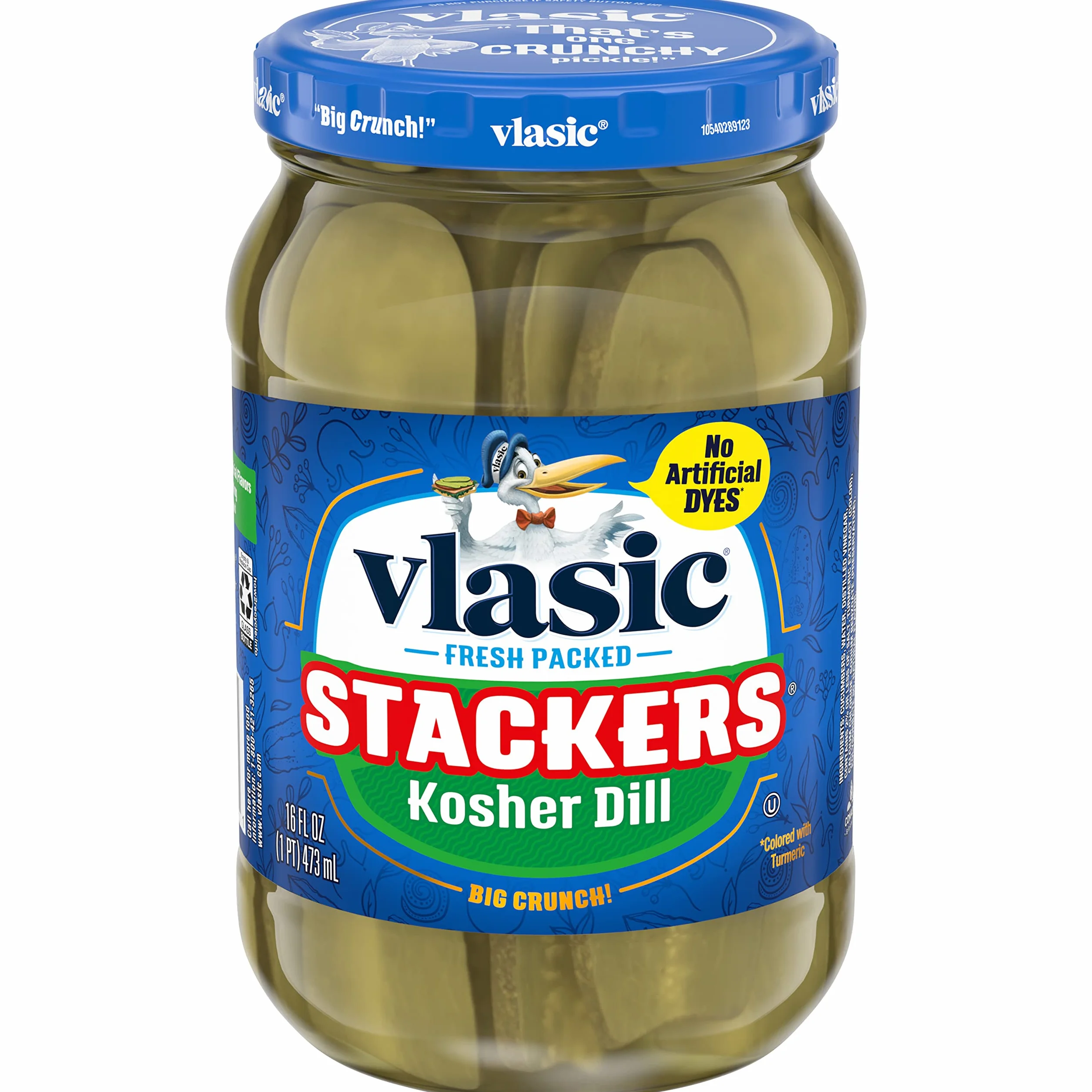 Vlasic Apiladores de pepinillos eneldo Kosher 16 onzas