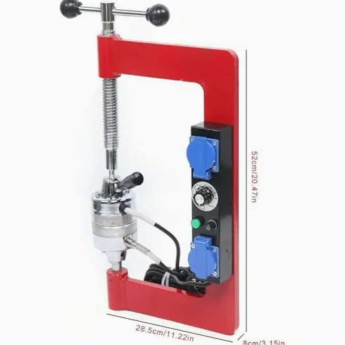 Vulcanizador de neumáticos para automóvil, herramienta de reparación de vulcanización de neumáticos con 8 moldes, kit de esparcidor de neumáticos de altura ajustable para coche y camión
