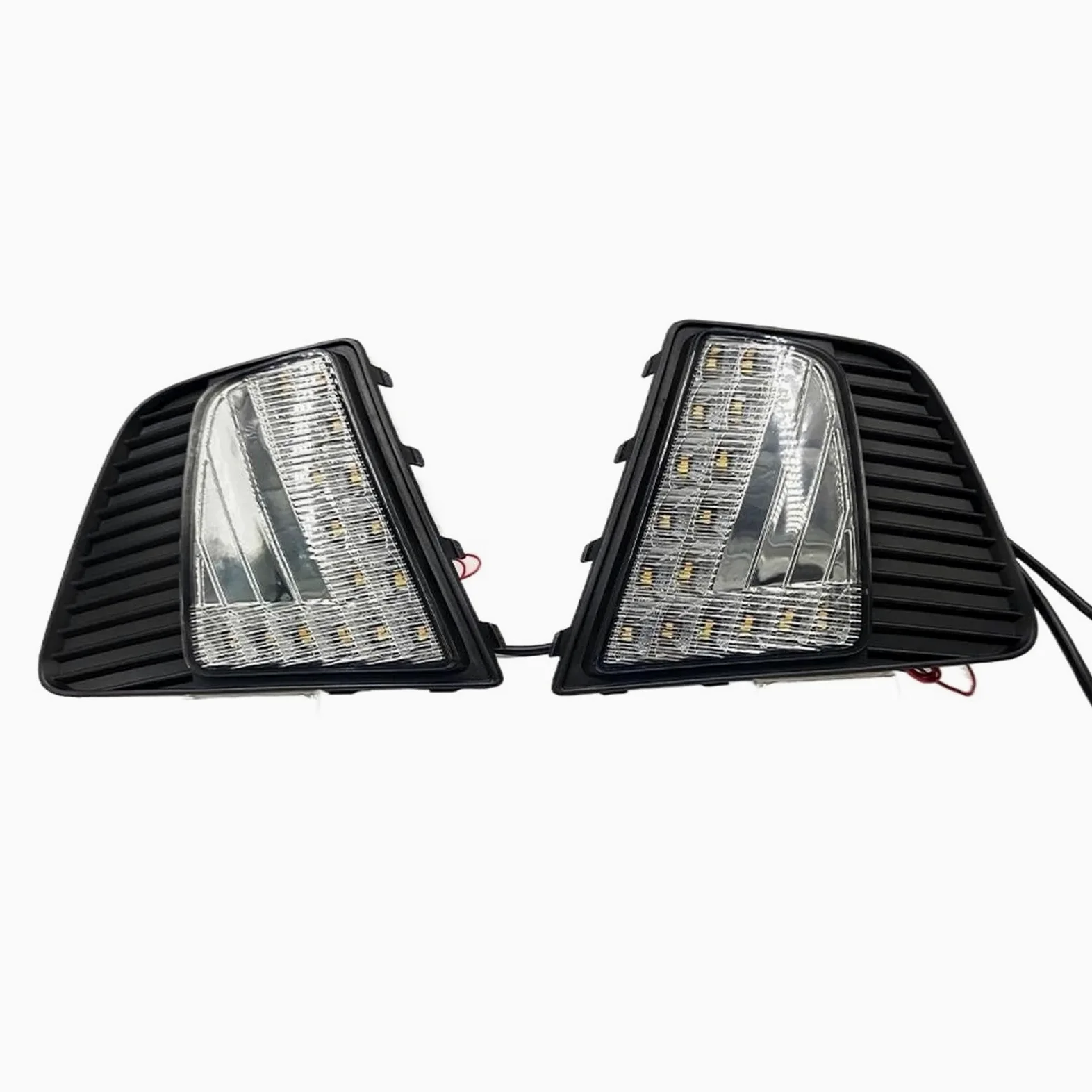 Luces Diurnas LED DRL Luces Antiniebla Intermitentes para Hyundai IX25 para Creta 2014 2015 2016 Lámpara Luz Antiniebla(Blanco)