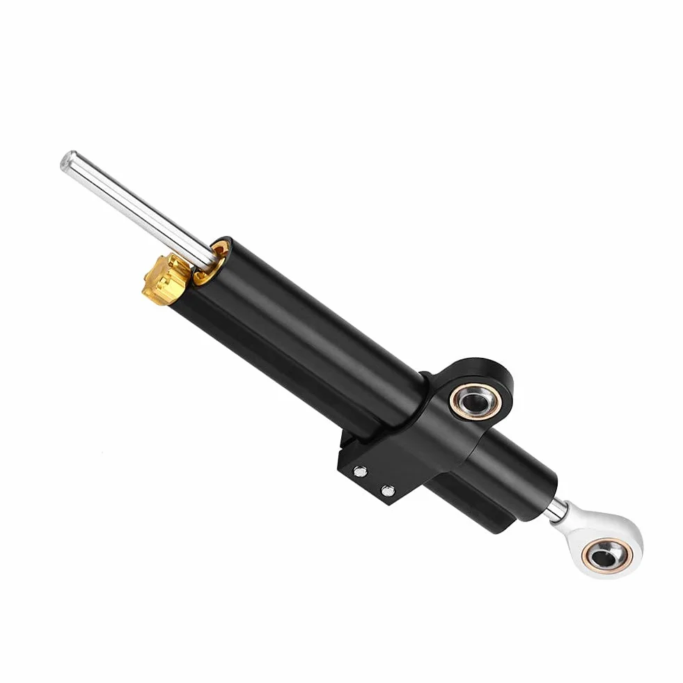 EBTOOLS Universal Motocicleta CNC Ajustable Amortiguador de Dirección Estabilizador Soporte de Montaje Soporte