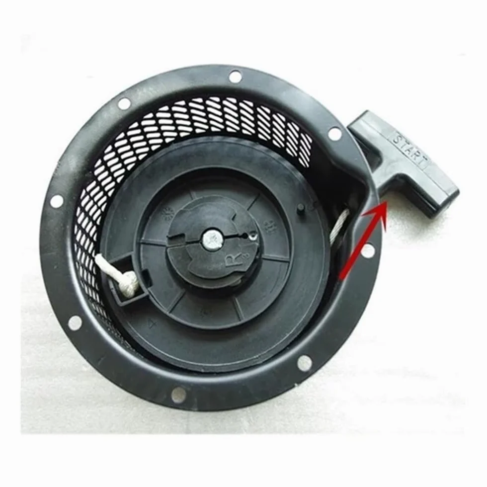 Arranque de Retroceso EY28 con trinquete de plástico, Compatible con Motor EY28C de 4 Tiempos RGX3500, manija de Cuerda de Arranque con empuñadura.(Forward Direction)