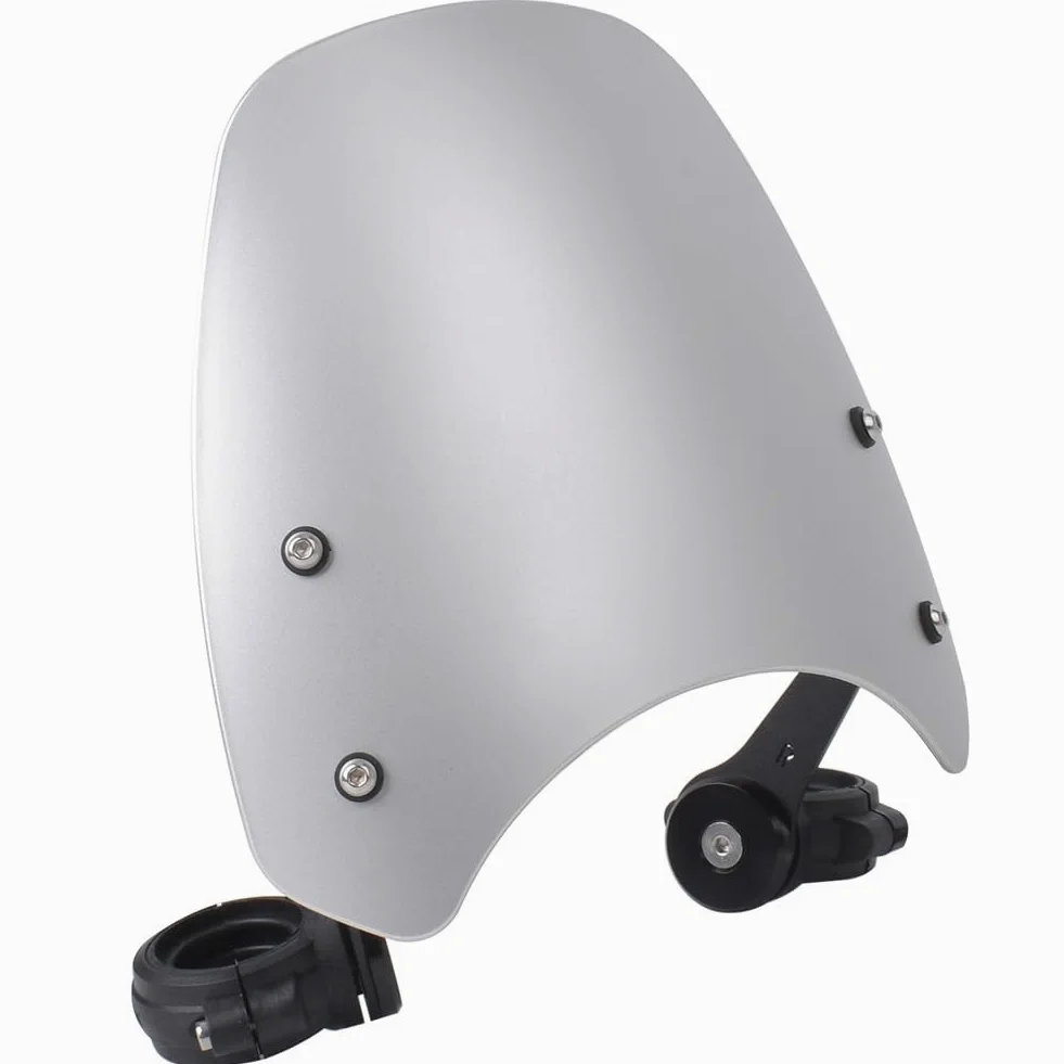 Moto Deflector Viento Parabrisas Motocicleta Para Triumph Para Bonneville, Pantalla Protección Contra El Viento, Deflectores Aire Para Motor, Accesorios Moto Parabrisas(C)