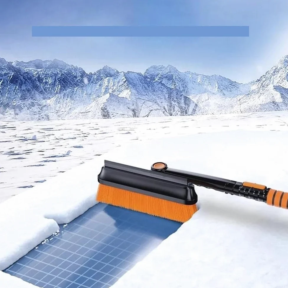 Rascador de hielo para coche 1set Hielo Coche 3 En 1 5 En 1 Retráctil Cepillo Pala Herramienta Remoción De Nieve De Invierno Pala Raspador Eliminación Hielo Auto Clean Accesorios Rascadores de hielo p
