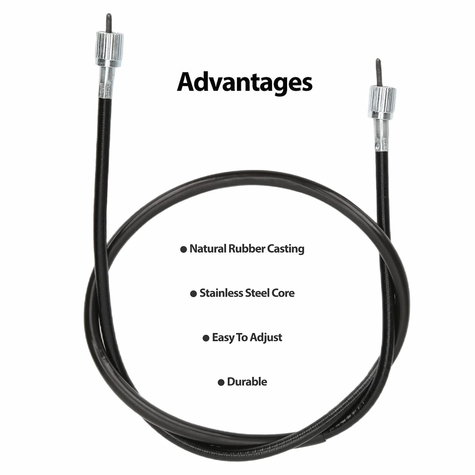 Cable de Velocímetro Aramox, Cable de Velocímetro de 39 Pulgadas para 49 50 125 150 250 300 Scooters Chinos Ciclomotores ATV Go Karts