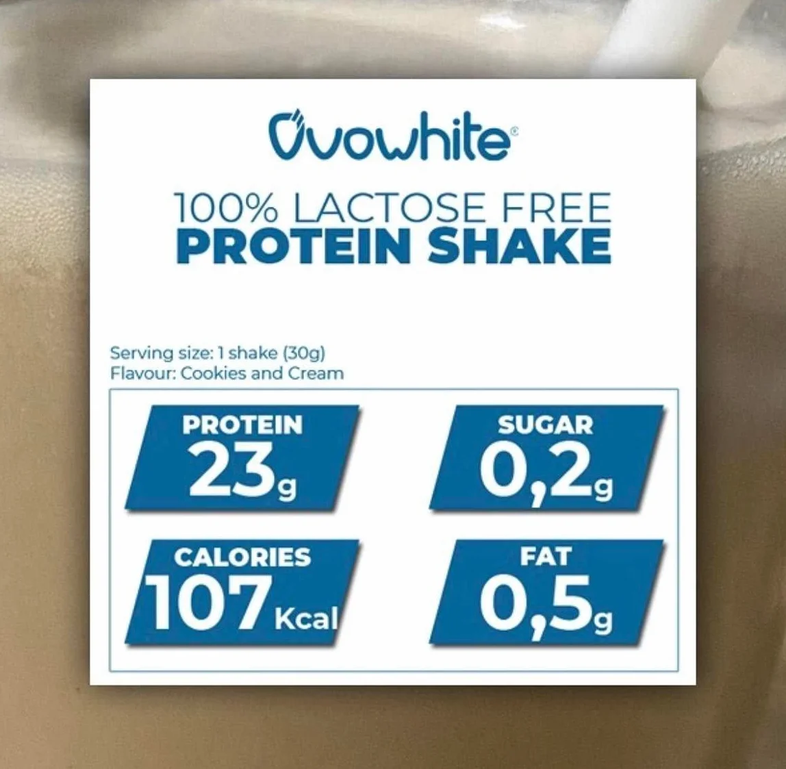 Proteina Instant clara huevo en polvo Eggs 100% natural Shake 800g Rich Chocolate