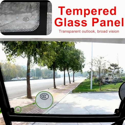 Genérico Fundas para vehículos de Deportes de Motor, Funda Impermeable para Scooter de Movilidad, Fundas para Triciclo, Almacenamiento al Aire Libre, Impermeables, Reflectantes, Lona a Prueba de lluv
