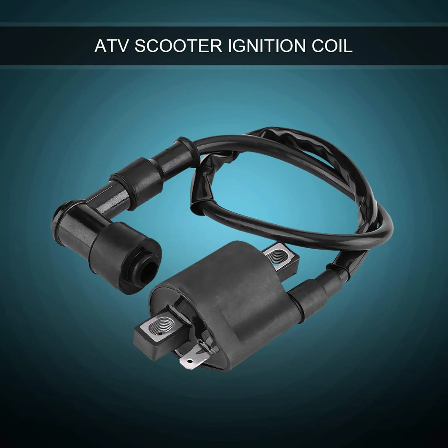 BORDSTRACT Bobina de Encendido 150/200/250cc para Motores de ATV, Quad, Motocicletas de Tierra, Scooters, Buggies y Go-Karts