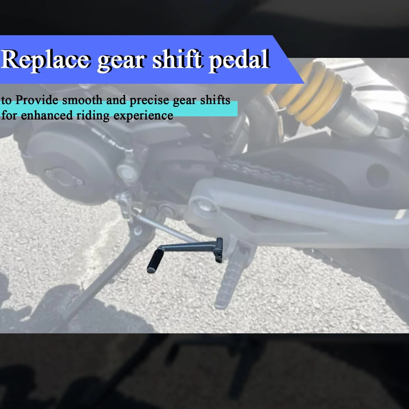 Pedal de cambio, pedal de cambio de marcha/palanca para Ducati Monster 696 2009-2014,1100/1100S 2009-2010,1100 EVO 2012-2013,796 2011-2015,795 2012-2015,659 Estudiante Legal 2 013-2014,