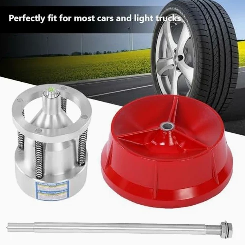Soporte equilibrador manual de neumáticos, herramienta de acero resistente para reparación de ruedas de automóviles y camiones ligeros