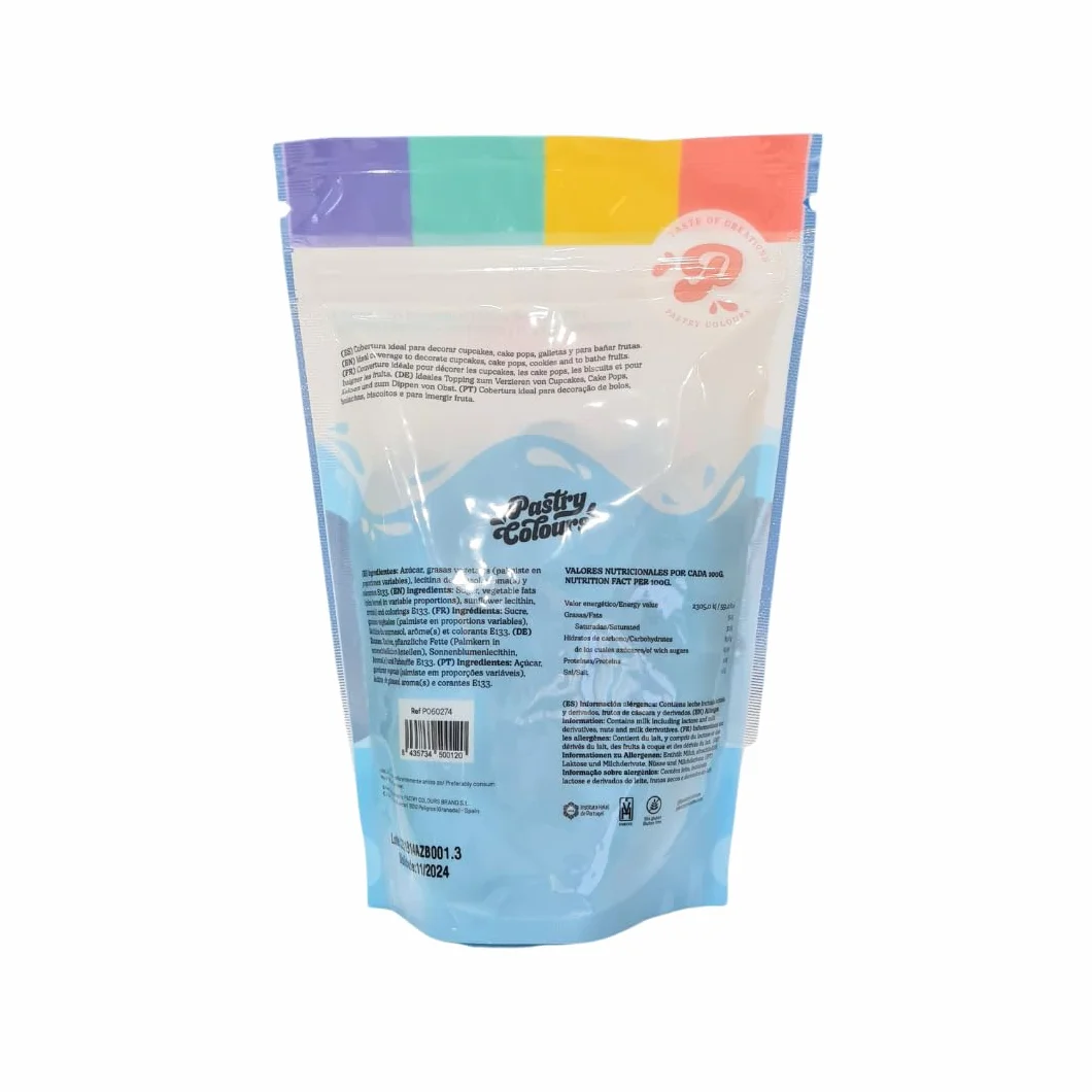 Melts Azúl Bebé - Chocolate para Fundir - Cobertura para Pasteles - 250g
