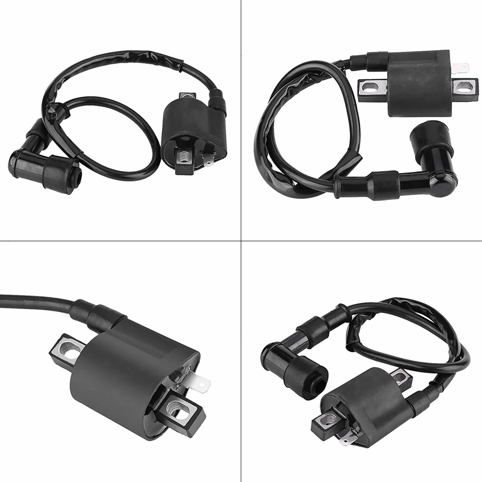 BORDSTRACT Bobina de Encendido 150/200/250cc para Motores de ATV, Quad, Motocicletas de Tierra, Scooters, Buggies y Go-Karts