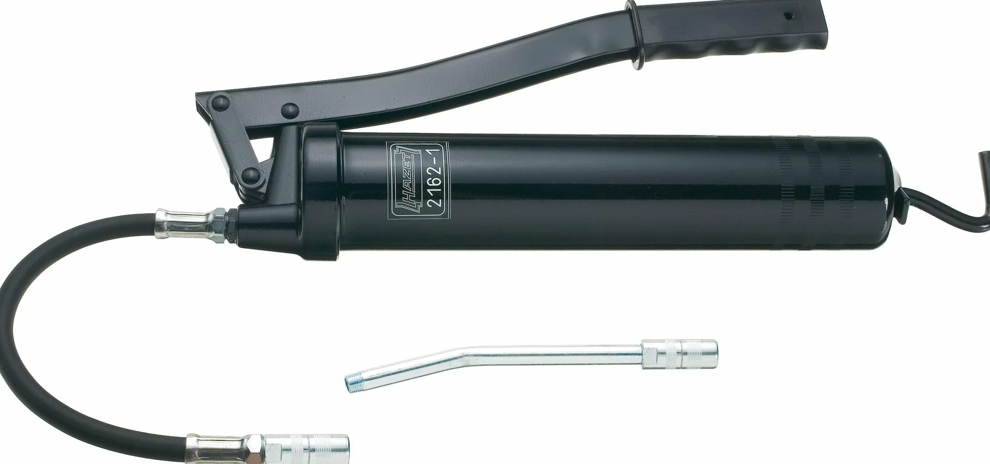Hazet Pistola de grasa 2162-1, Capacidad: 500 cm³I Dosificación precisa de grasa - para lubricar máquinas | 1553 g, capacidad de llenado 500 cm3, 500 cm3, accionamiento 500960 lubricante, limpieza, mantenimiento, rosca enrollada
