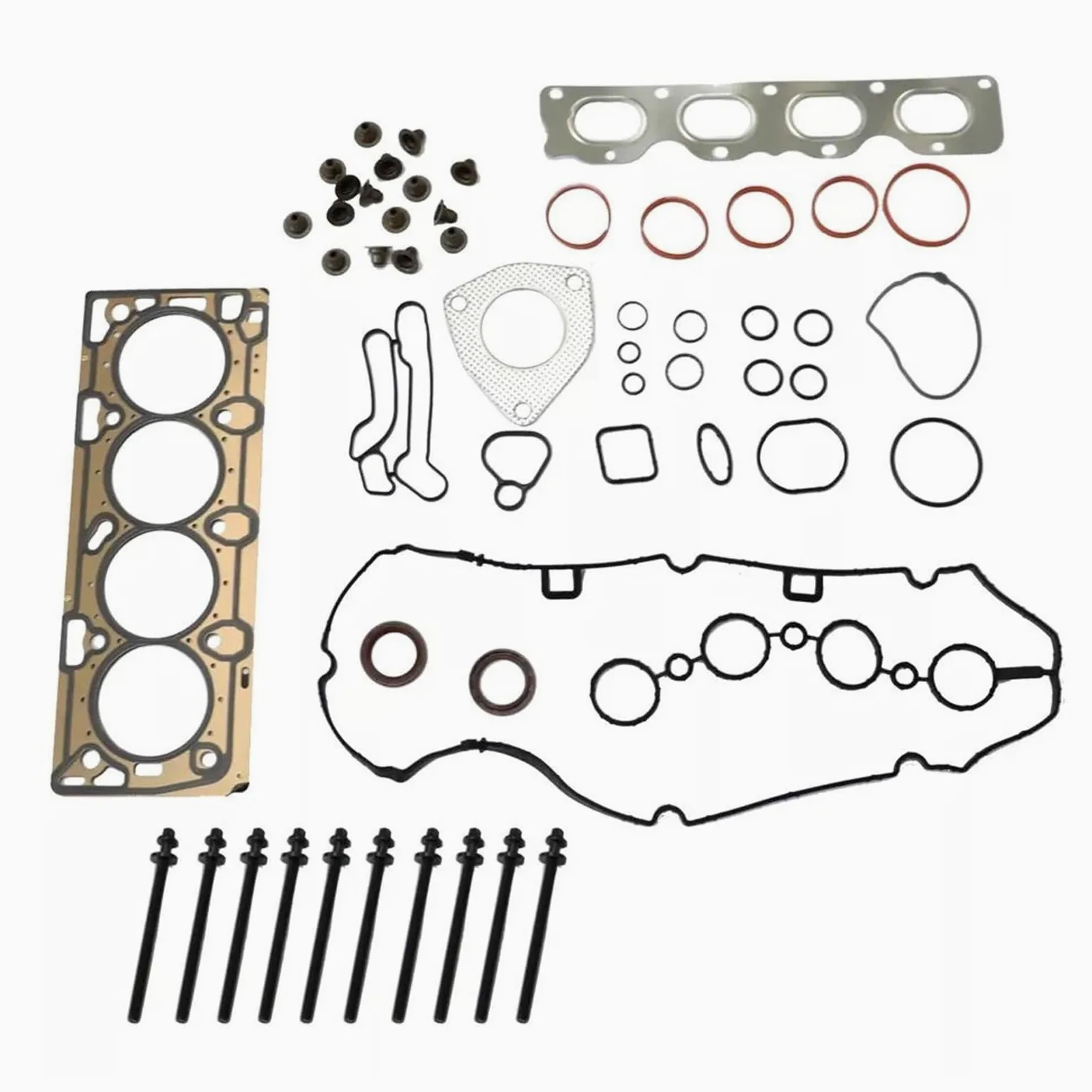 Juego Juntas Culata Pernos Válvula Admisión Escape DOHC 16v Kit Para Chevrolet Para Sonic 2012-2017 1.8L HS26516PT1 Juntas