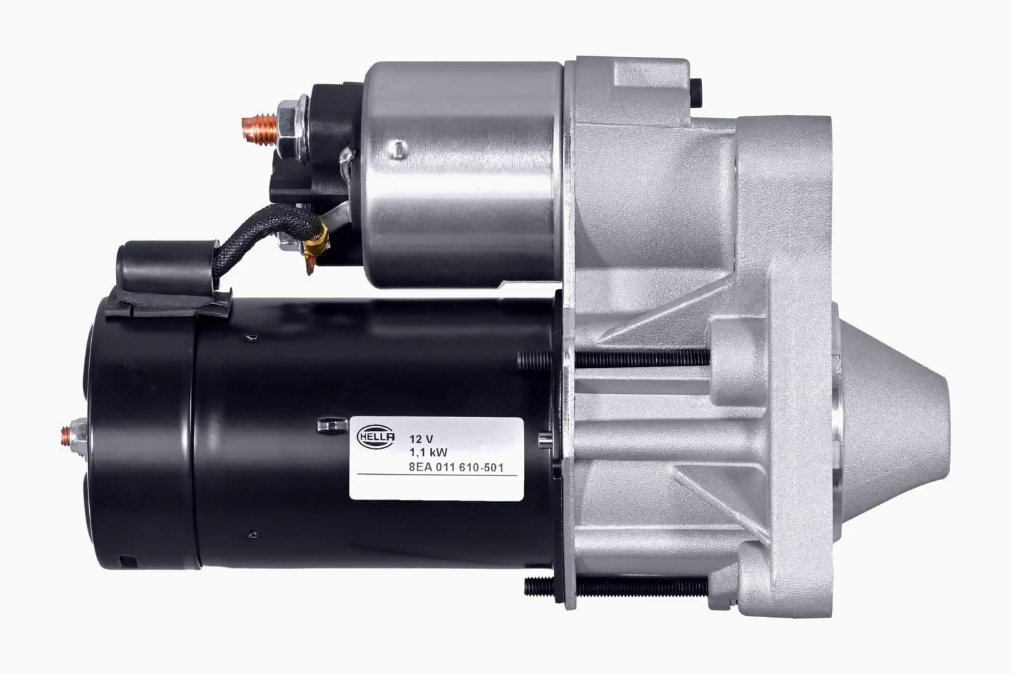 HELLA 8EA 011 610-501 Motor de arranque - 12V - 1.1kW