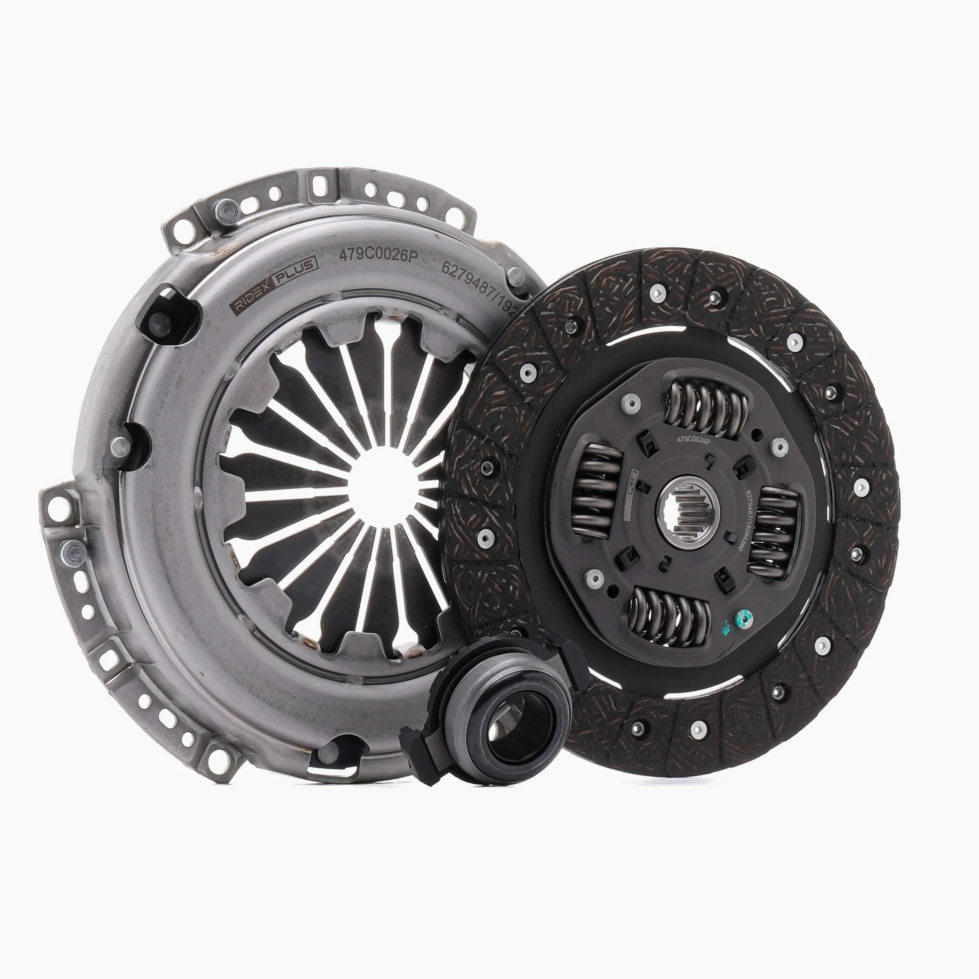 RIDEX PLUS 479C0026P Kit de embrague con cojinete de desembrague Compatible con PEUGEOT 206 Fastback 2A/C
