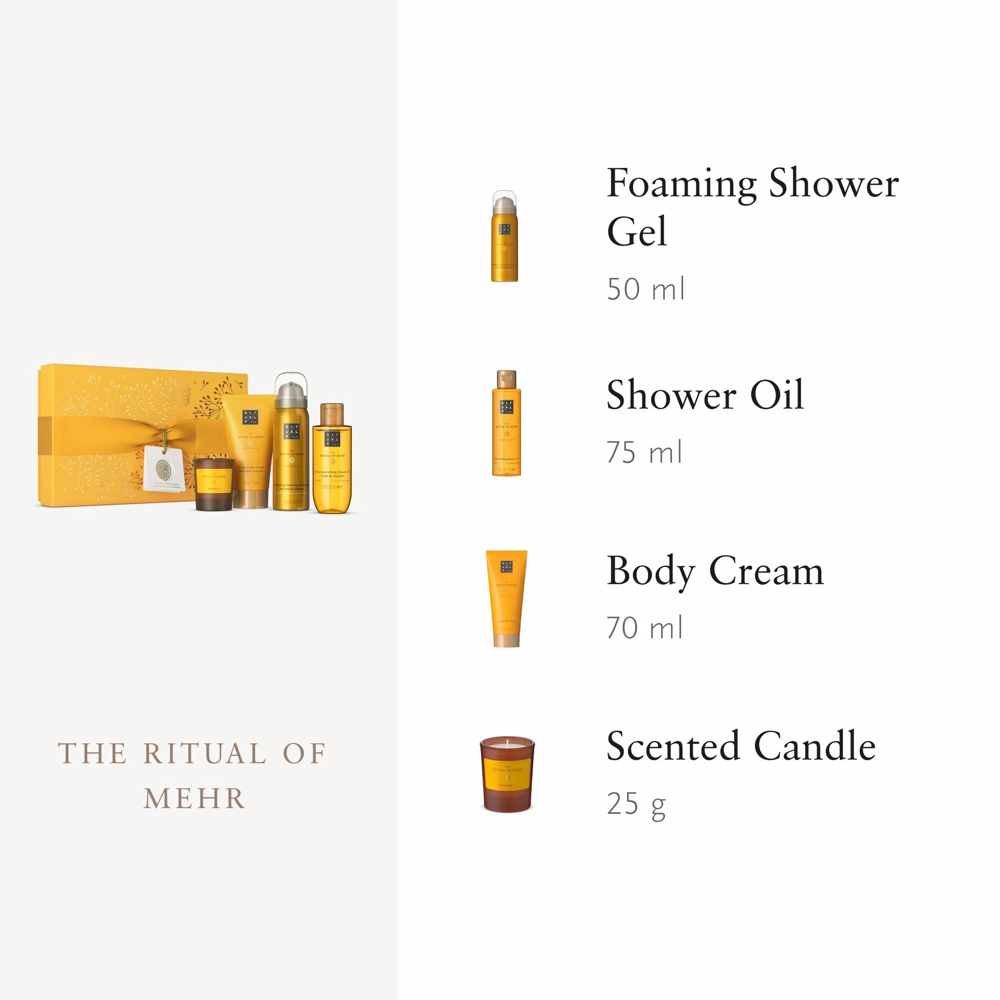RITUALS Caja de regalo The Ritual of Mehr Small Set de baño cuidado piel hogar naranja dulce madera cedro