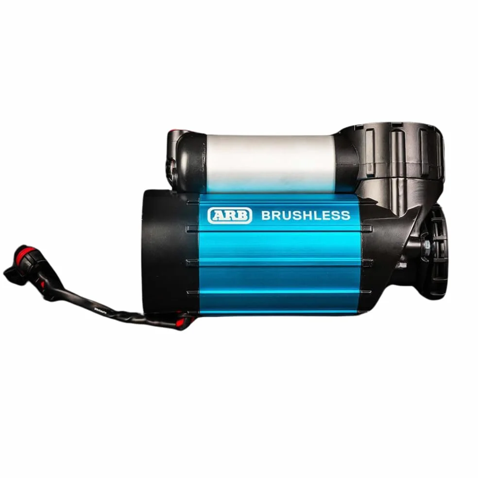 ARB Compresor de Aire sin escobillas CKBLA12 de 12 V con Motor a Bordo Premium con Salida de 1.5X. Ideal para un Tiempo de inflado de neumáticos más rápido y Aventuras Todoterreno 4x4 - Lanzamiento