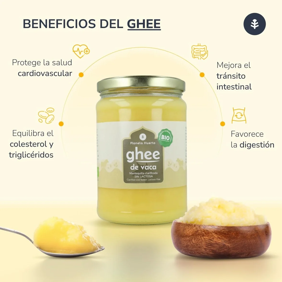 Mantequilla clarificada ECO Planeta Huerto 850 g