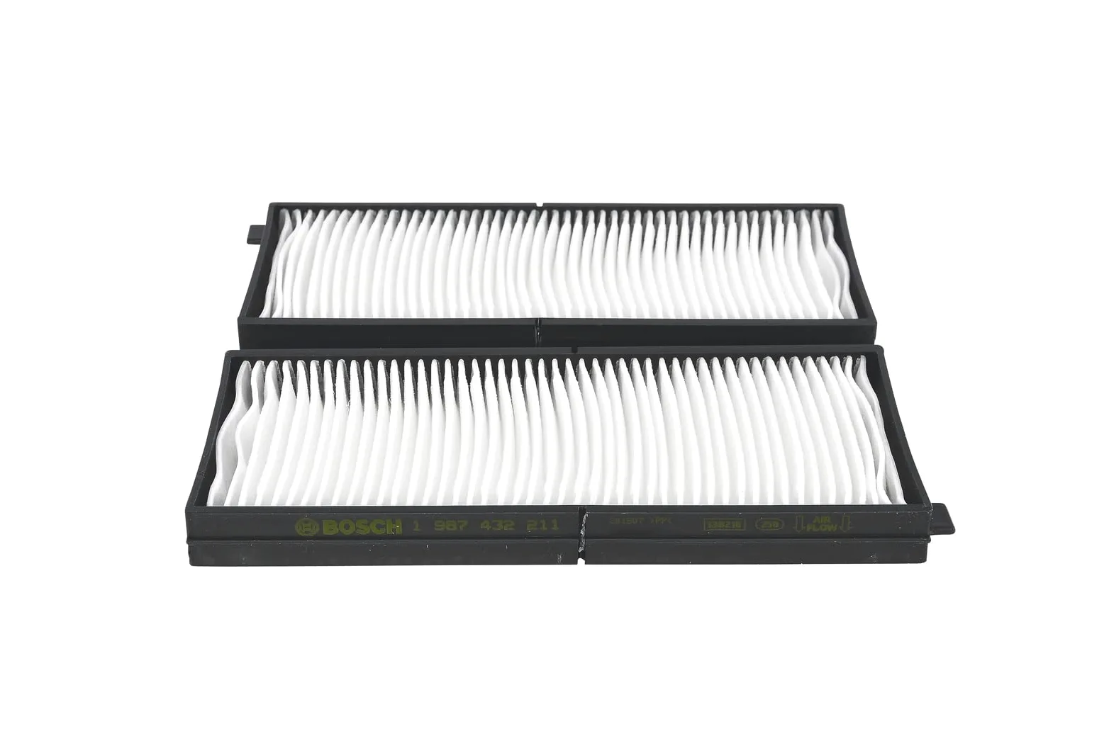 BOSCH Filtro de habitáculo 1 987 432 211 Filtro de partículas Altura: 20 Ancho: 105 Longitud: 239 Compatible con KIA SHUMA FB SHUMA II FB SHUMA II Sedán FB