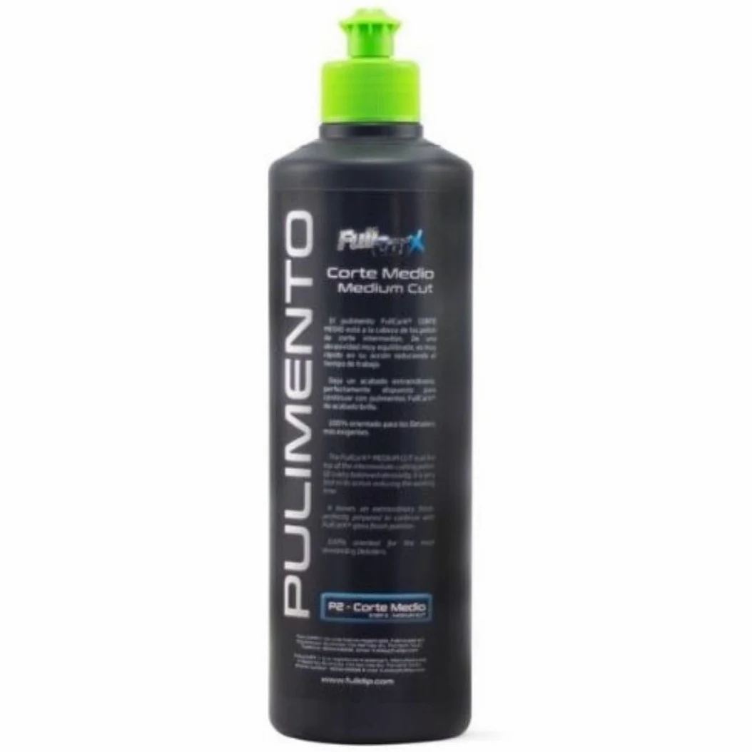 AutoFullCar - Kit Pulido Coche - Pack x3 Pulimentos FullCarX - Alto Corte, Corte Medio-Rápido y Acabado Brillo - 500 ml. Unidad