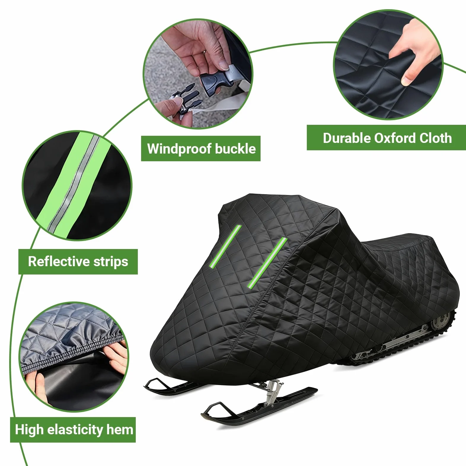 Funda Moto Nieve para Ski-Doo Backcountry X 2024-2026|Funda Protectora para Motos de Nieve para Todo Tipo de Clima|Antirrayas,Resistente Rayos UV,Nieve,Viento y Polvo
