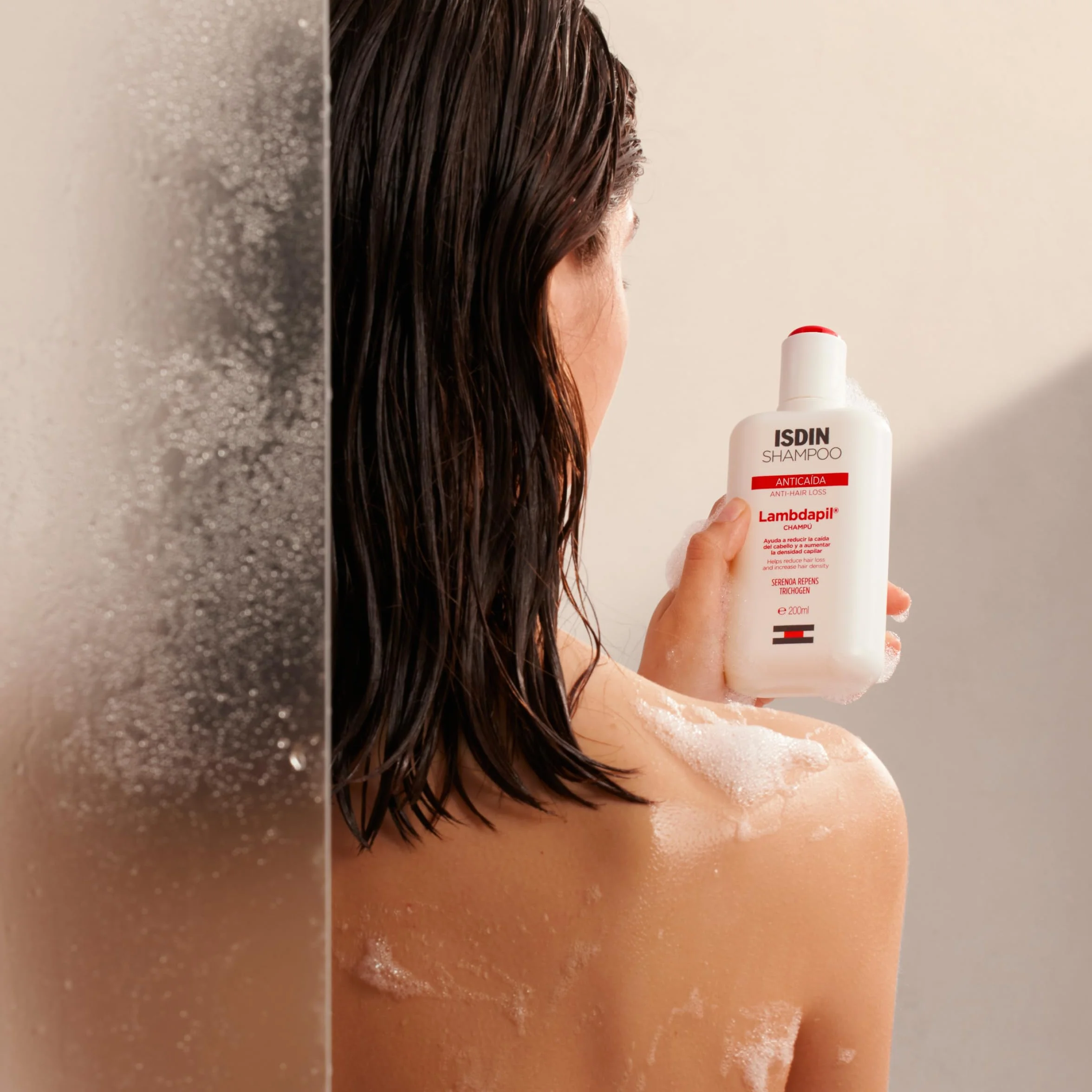 ISDIN Lambdapil 5 Alfa Plus 60 Cápsulas Anticaída del Cabello Complemento Alimenticio Zinc Biotina Serenoa repens Vitaminas Grupo B