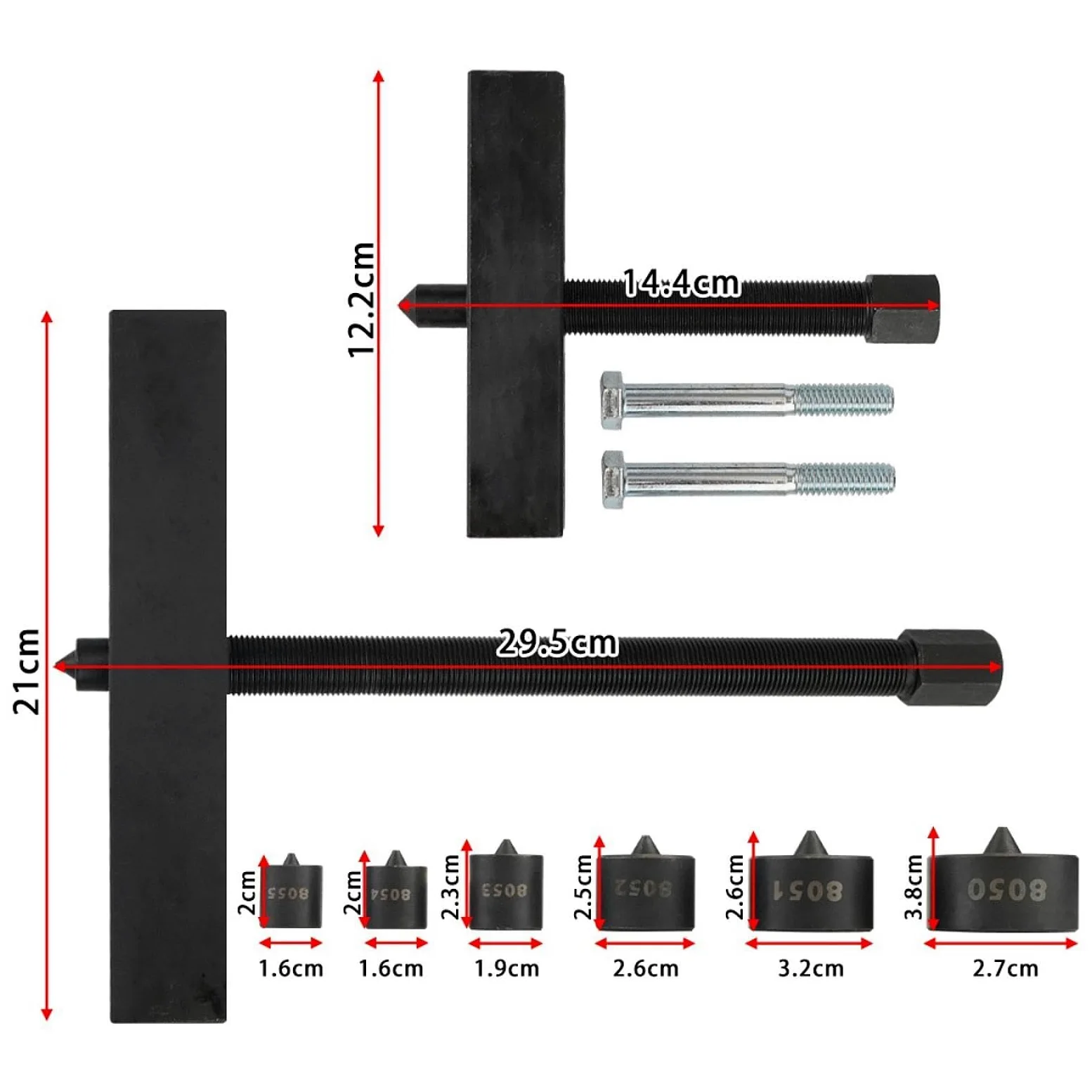 #N/a Kit Extractor de Engranajes de Protección de Eje 8056; Extractor de Engranajes 393 para