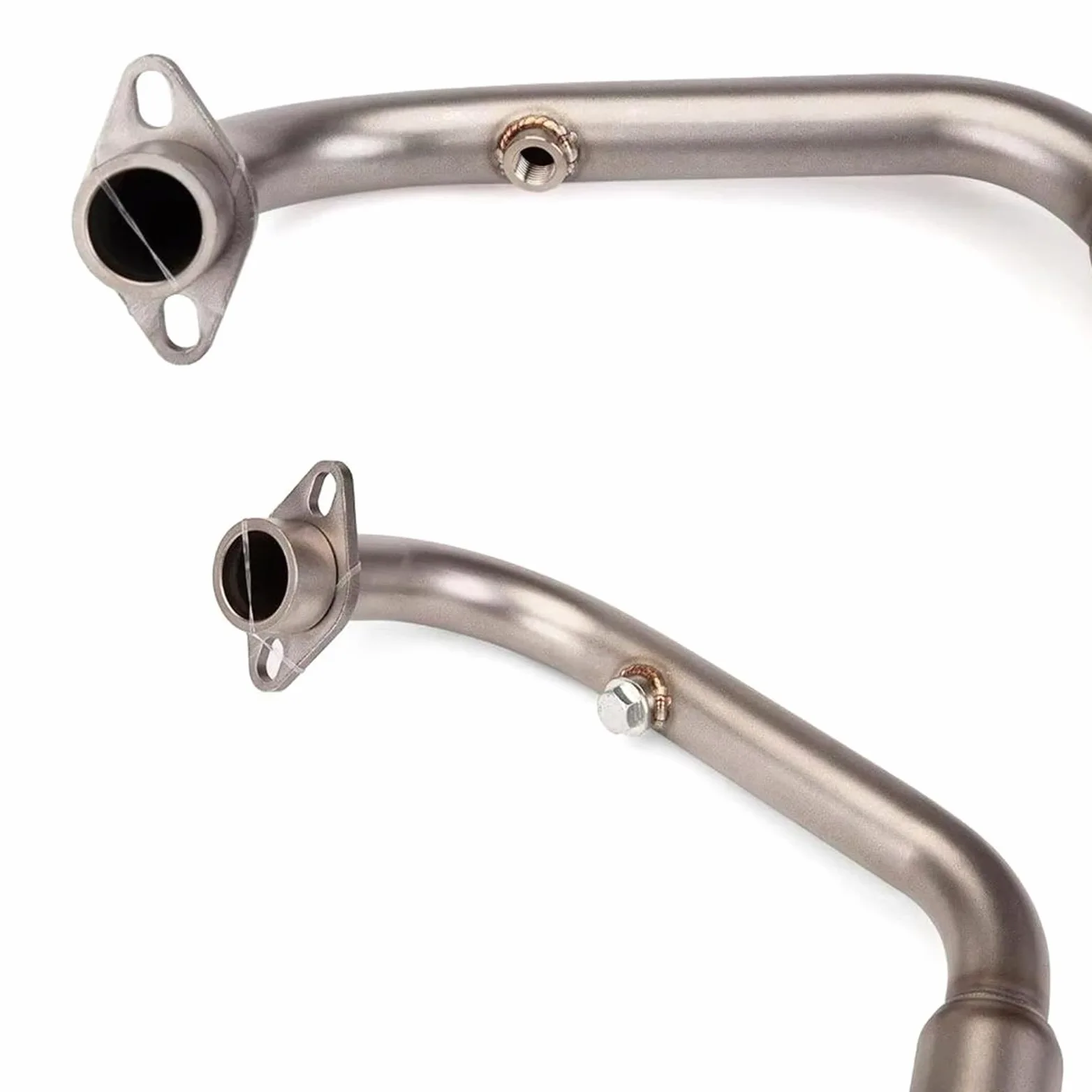 Genérico Silenciador de Escape Silenciador Conexión del Tubo Enlace Central Delantero Modificado 51 Mm para Benelli TNT125 TNT135 2017-2022