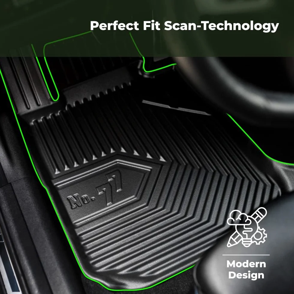 FROGUM Un Juego de Alfombrillas de Goma para Coche y cubeta Maletero exclusivas Alfombras para Suzuki Swace Desde 2020, para Toyota Corolla XII Desde 2018 | Borde Alto | para Todo el año | Al tamaño
