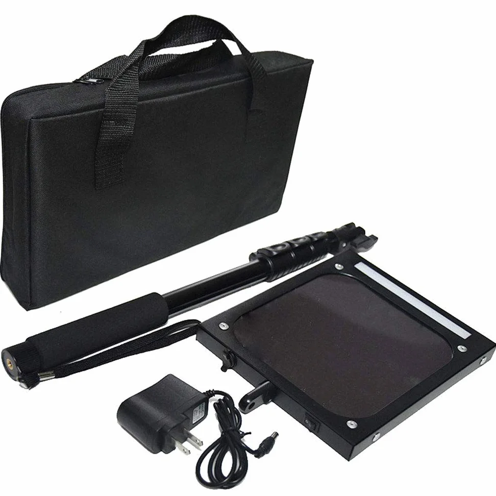 Espejo de inspección de Bajos de vehículos Home Care - con luz LED, Espejo de inspección de Bajos - Mango retráctil Ajustable, Equipo Visual para vehículos, Recargable,